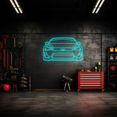 GT86 Front Neon Silhouette
